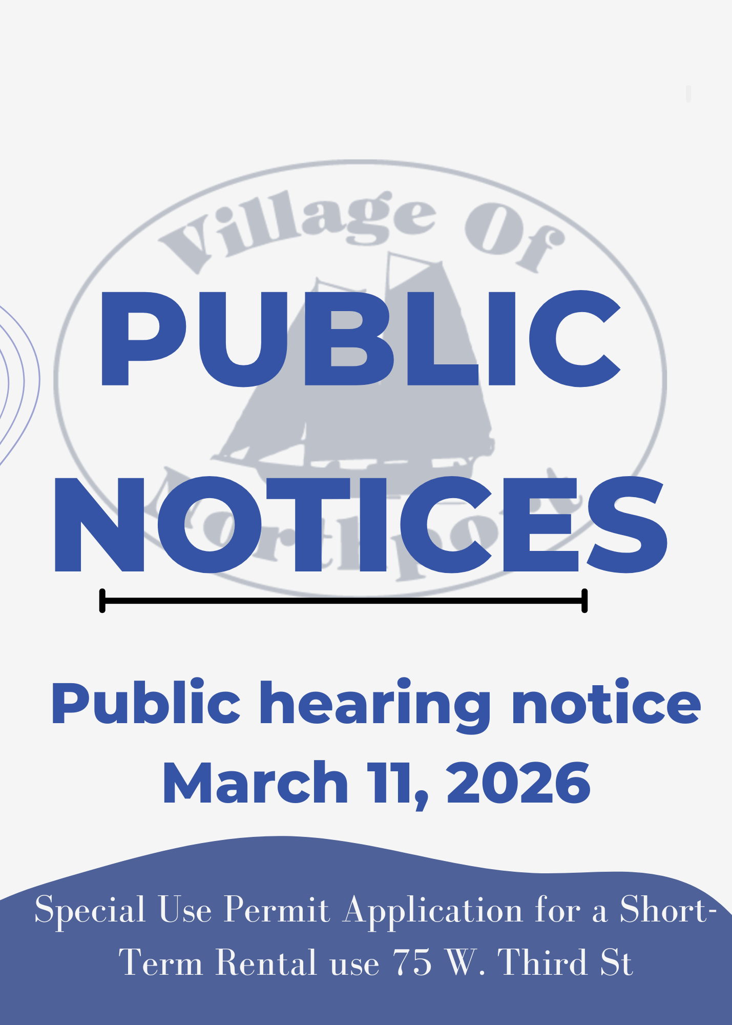 Read more about the article Public notice SUP