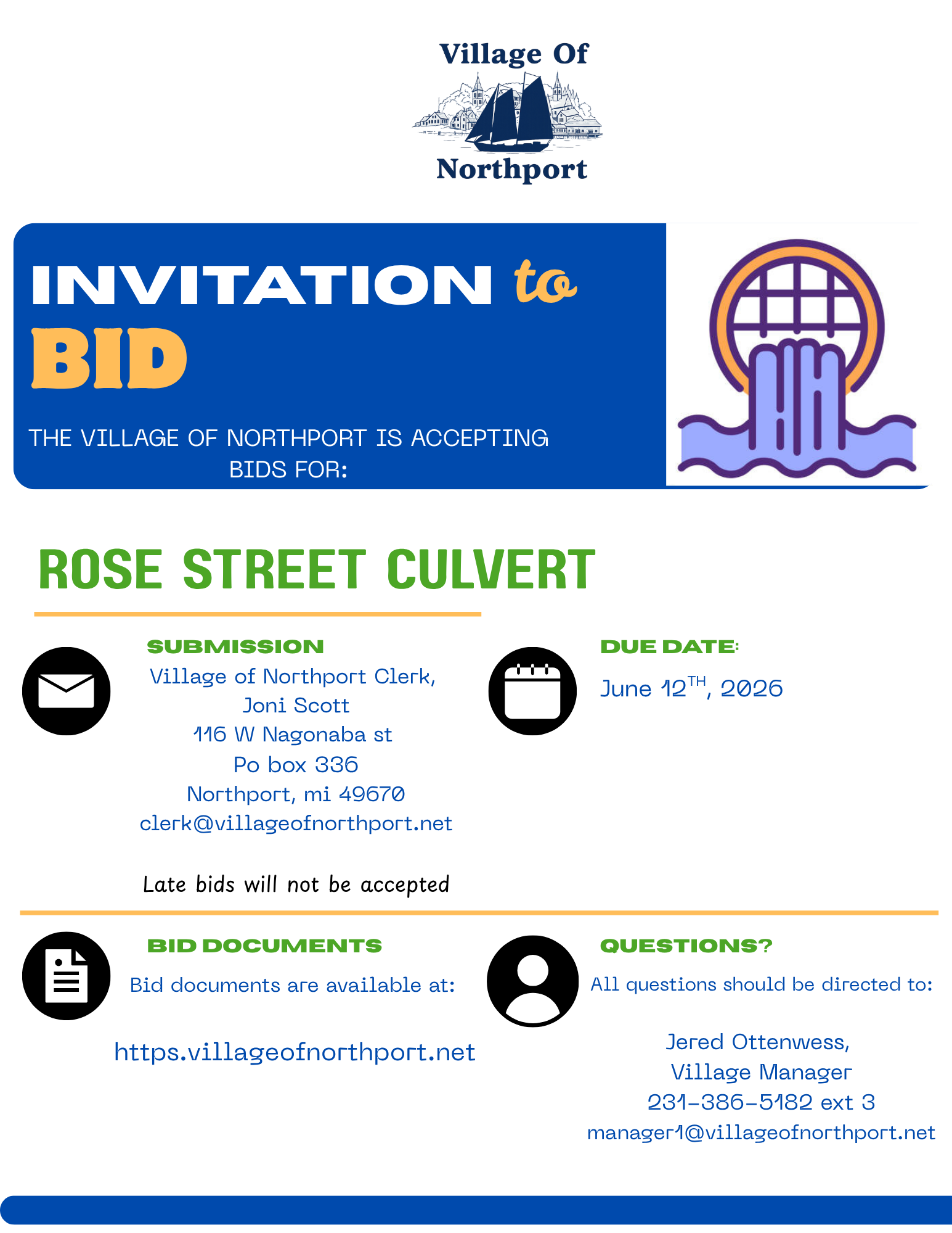 Read more about the article Rose St Culvert- Invitation to Bid
